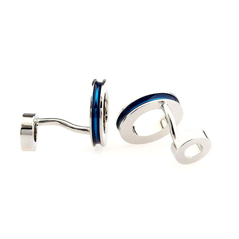 Enamel Dropping Glue Cufflinks