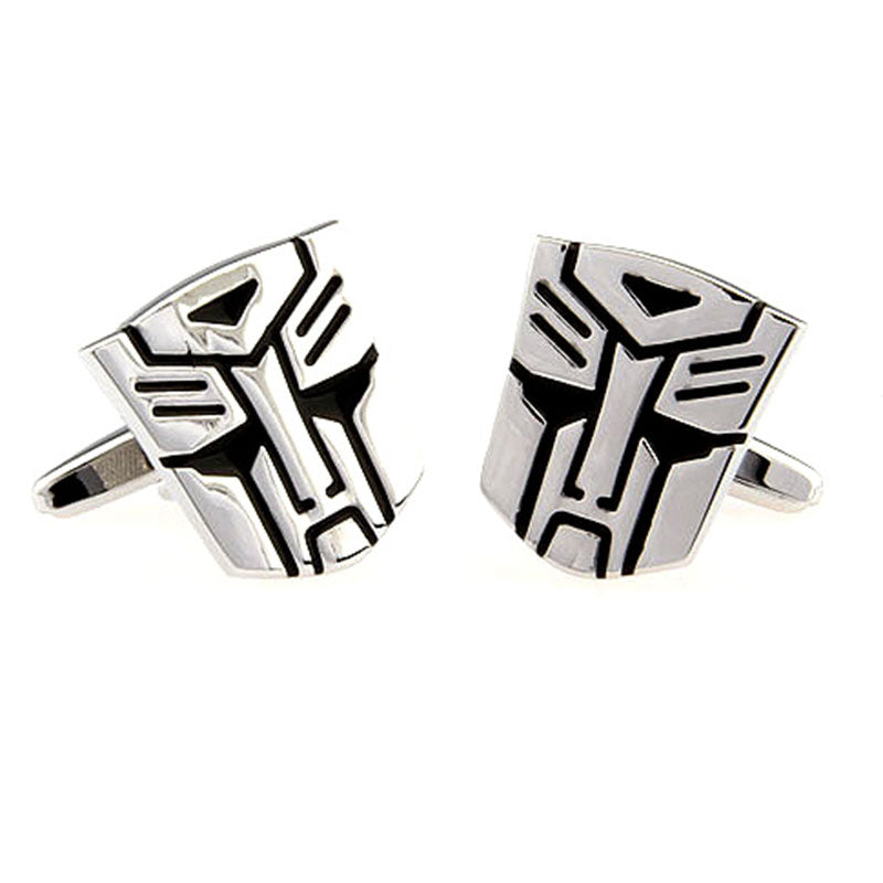 Interesting Skull Enamel Dropping Glue Cufflinks