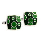 Enamel Dropping Glue Cufflinks