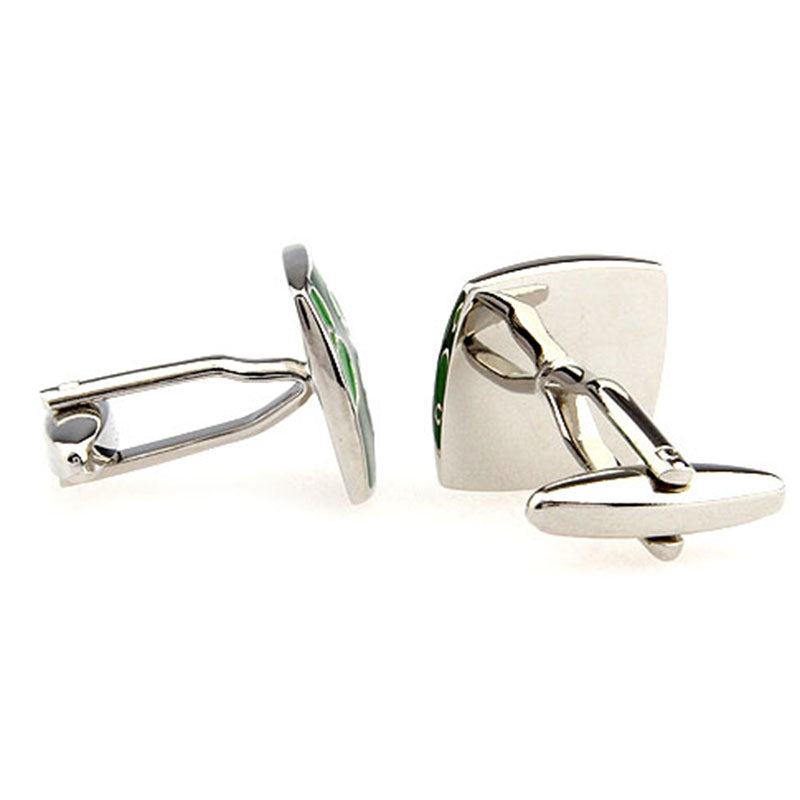 Enamel Dropping Glue Cufflinks