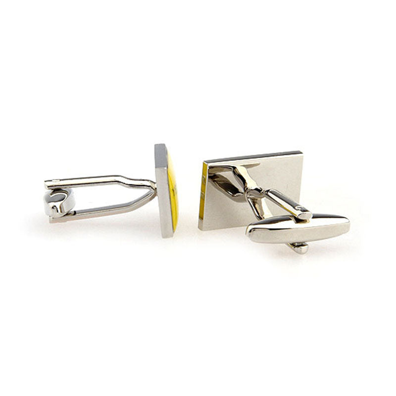 Enamel Dropping Glue Cufflinks