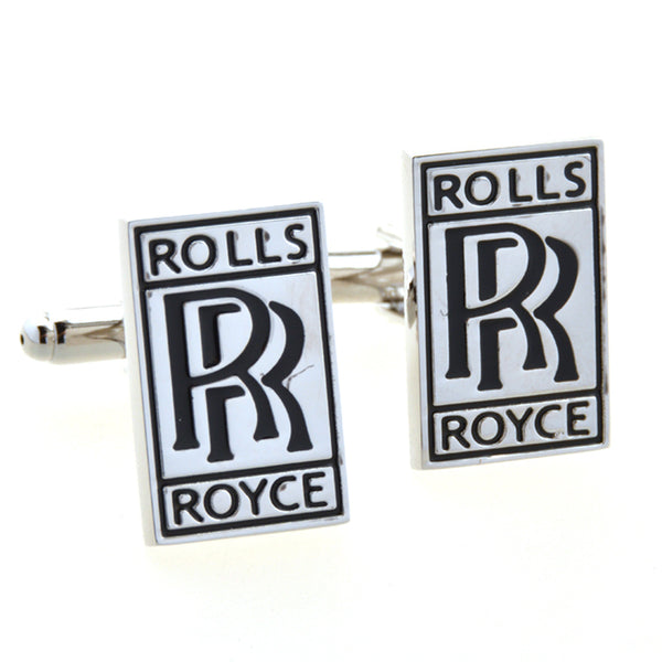 Car Logo Traffic Enamel Dropping Glue Cufflinks