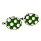 Enamel Dropping Glue Cufflinks