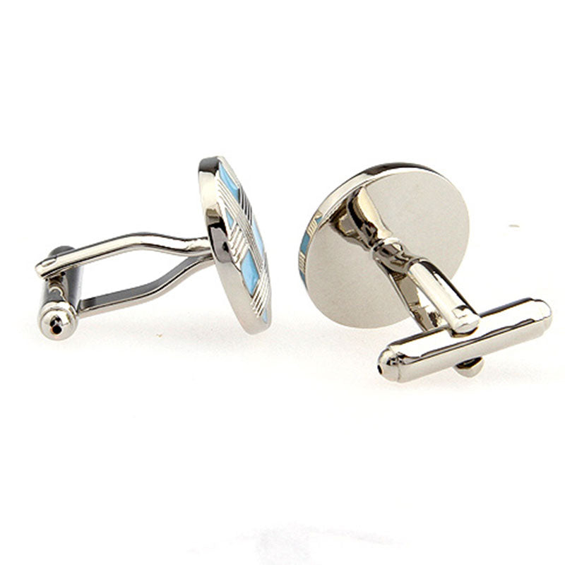 Enamel Dropping Glue Cufflinks