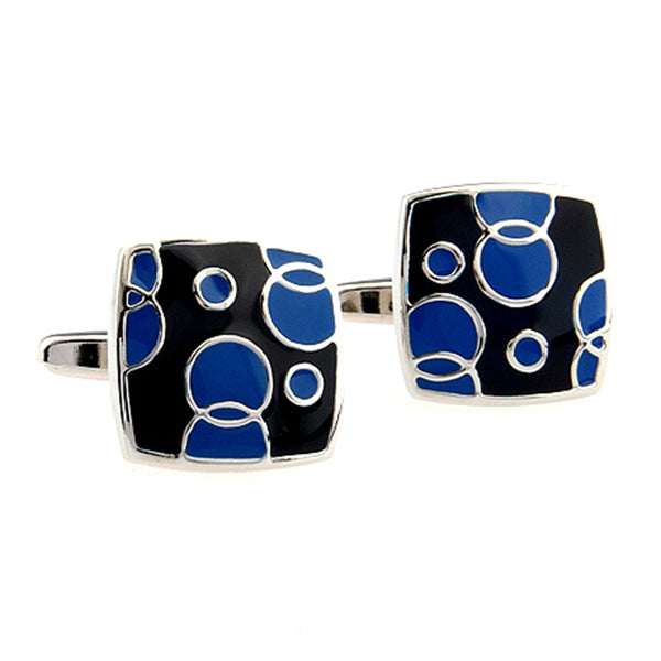 Enamel Dropping Glue Cufflinks