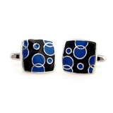 Enamel Dropping Glue Cufflinks