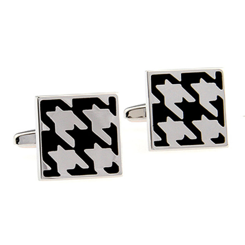 Enamel Dropping Glue Cufflinks