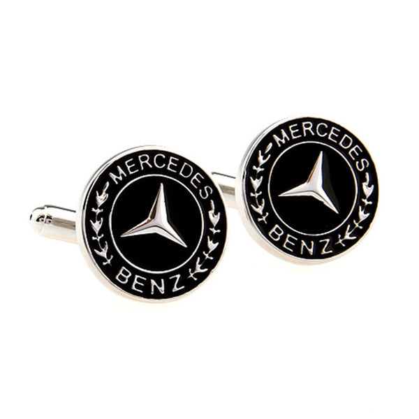 Car Logo Traffic Enamel Dropping Glue Cufflinks