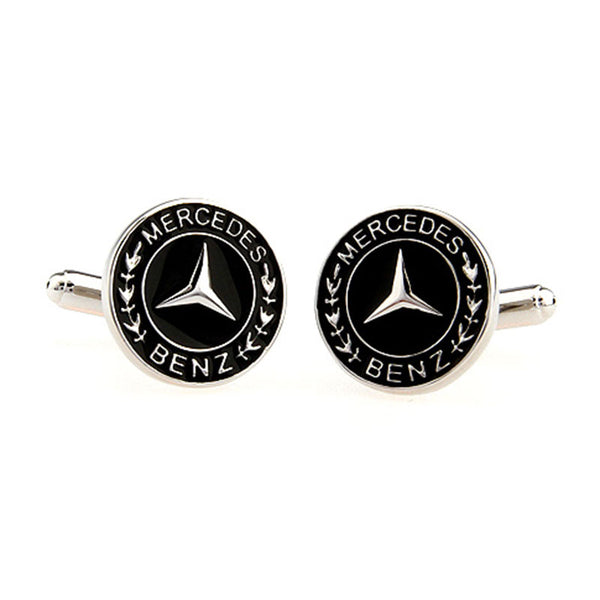 Car Logo Traffic Enamel Dropping Glue Cufflinks