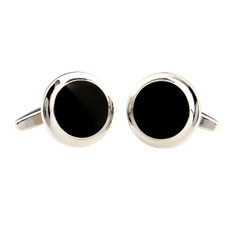 Enamel Dropping Glue Cufflinks