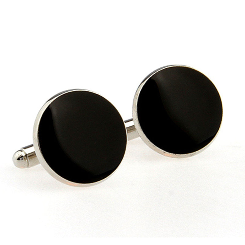 Enamel Dropping Glue Cufflinks