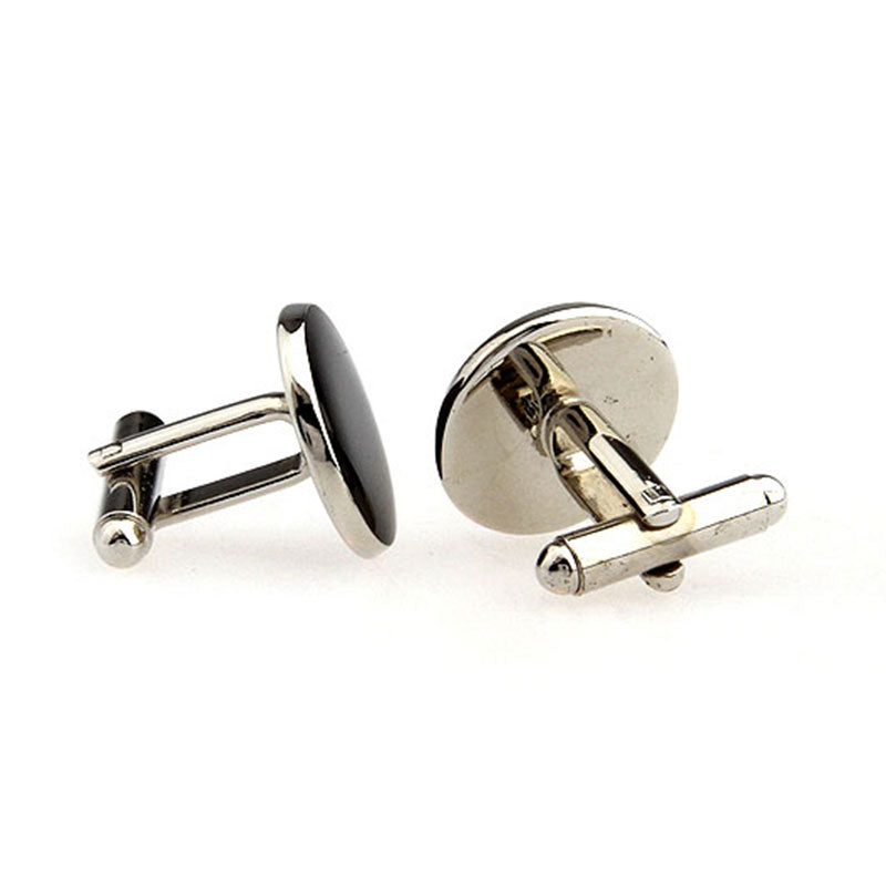 Enamel Dropping Glue Cufflinks