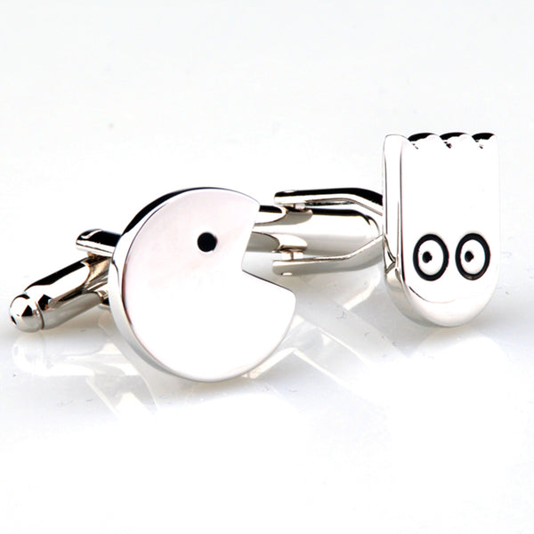 Cartoon Anime Enamel Dropping Glue Cufflinks