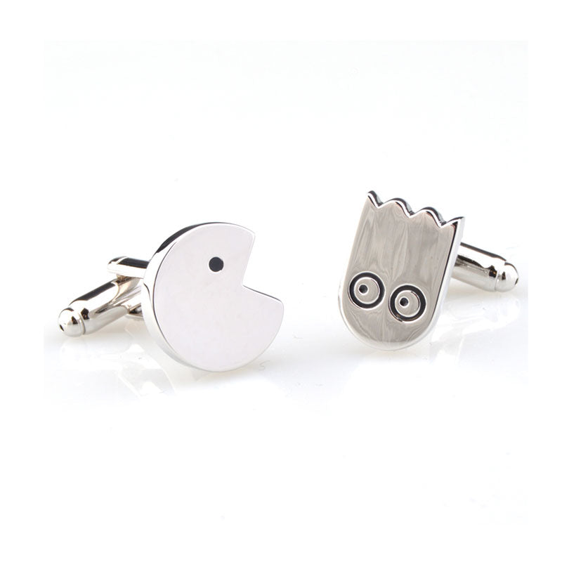 Cartoon Anime Enamel Dropping Glue Cufflinks