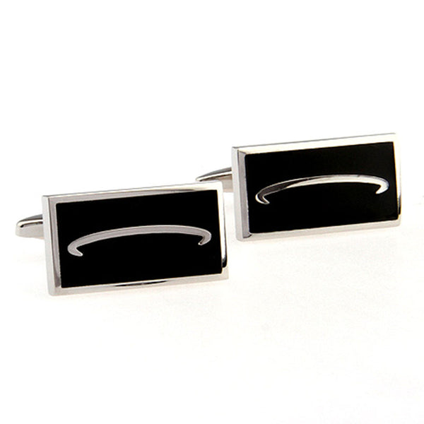 Enamel Dropping Glue Cufflinks