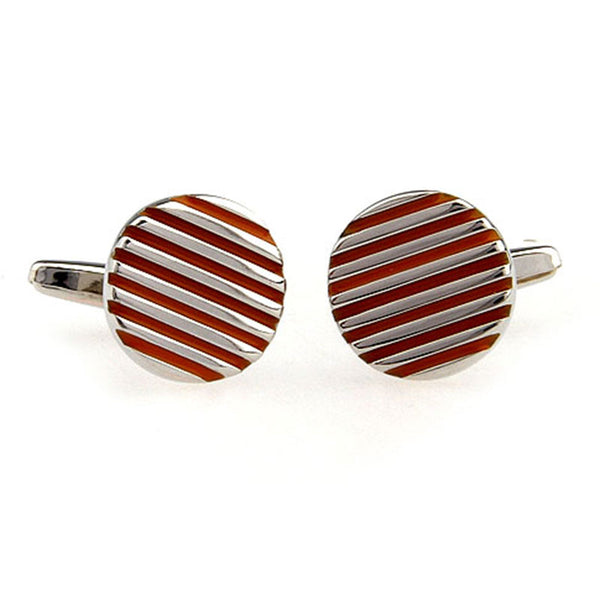 Enamel Dropping Glue Cufflinks