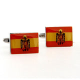 National Flag Music Enamel Dropping Glue Cufflinks