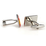 National Flag Music Enamel Dropping Glue Cufflinks