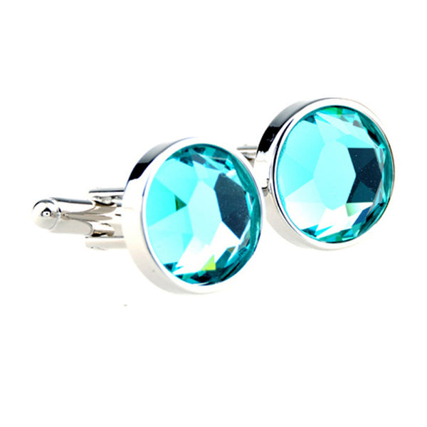 Crystal Zircon Cufflinks