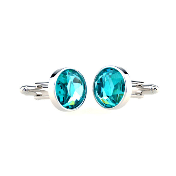 Crystal Zircon Cufflinks