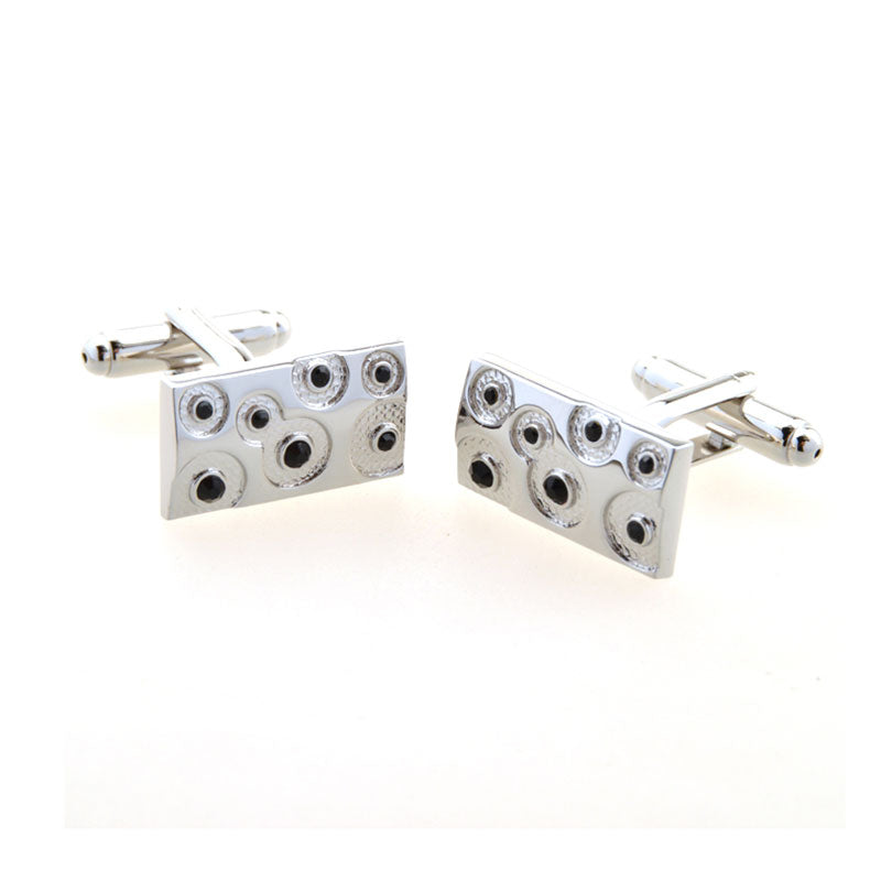 Crystal Zircon Cufflinks