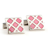 Enamel Dropping Glue Cufflinks