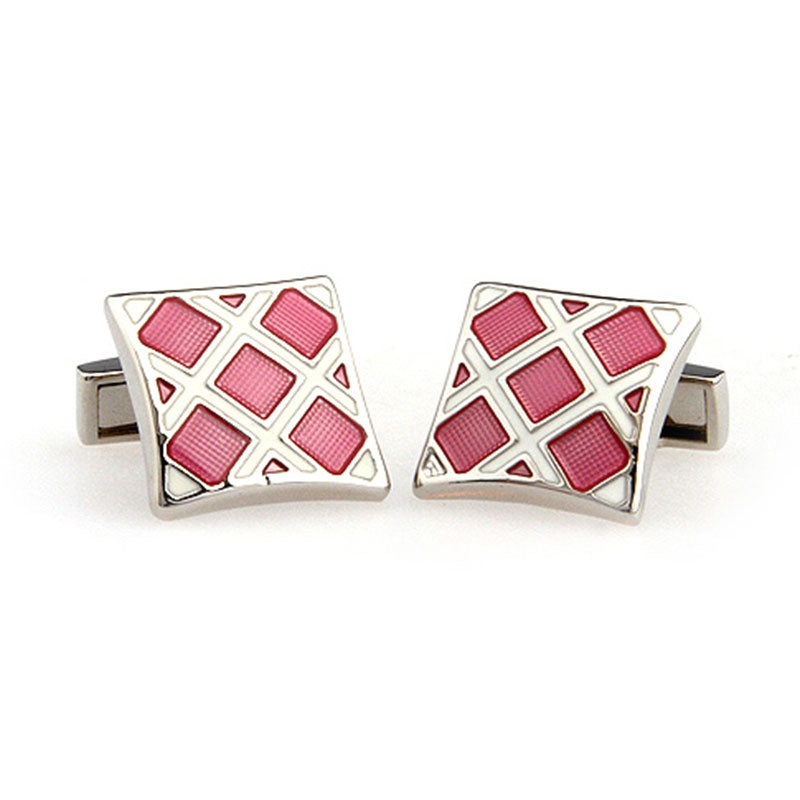 Enamel Dropping Glue Cufflinks