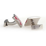 Enamel Dropping Glue Cufflinks