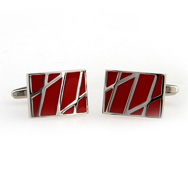 Enamel Dropping Glue Cufflinks