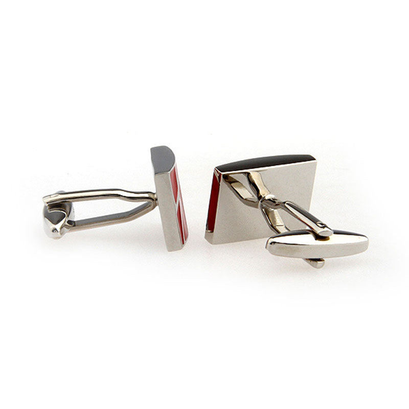 Enamel Dropping Glue Cufflinks