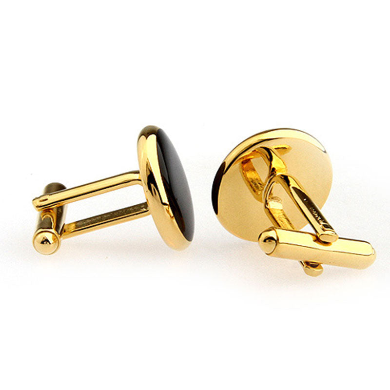 Enamel Dropping Glue Cufflinks