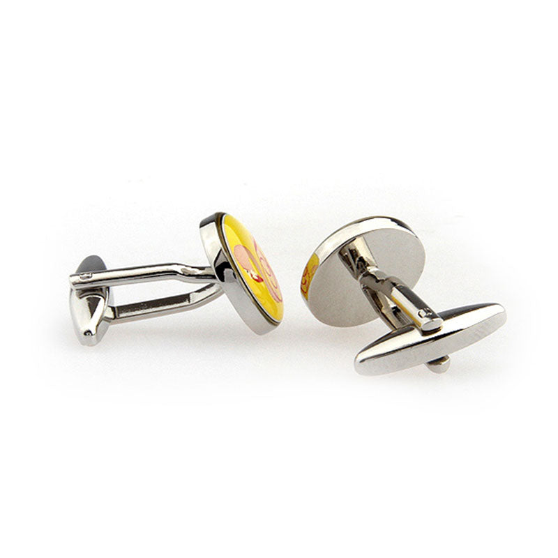 Animals Plants Enamel Dropping Glue Cufflinks