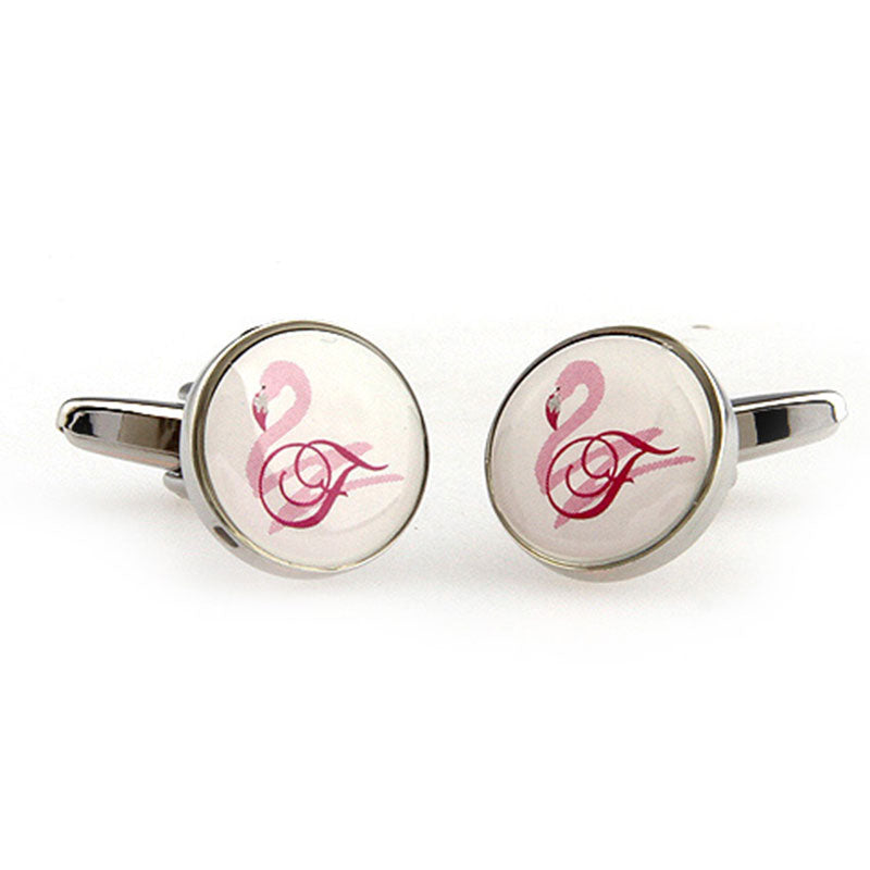 Animals Plants Enamel Dropping Glue Cufflinks