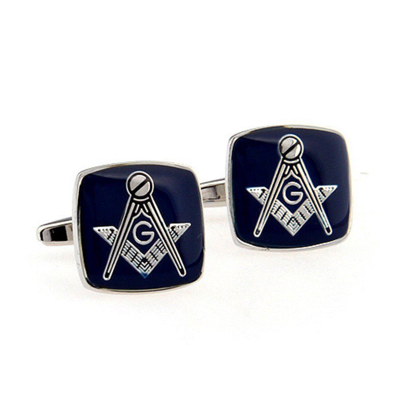 Car Logo Traffic Enamel Dropping Glue Cufflinks