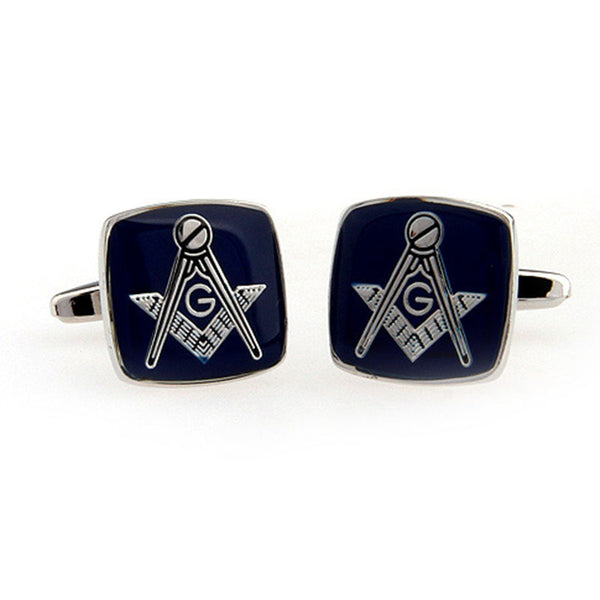 Car Logo Traffic Enamel Dropping Glue Cufflinks