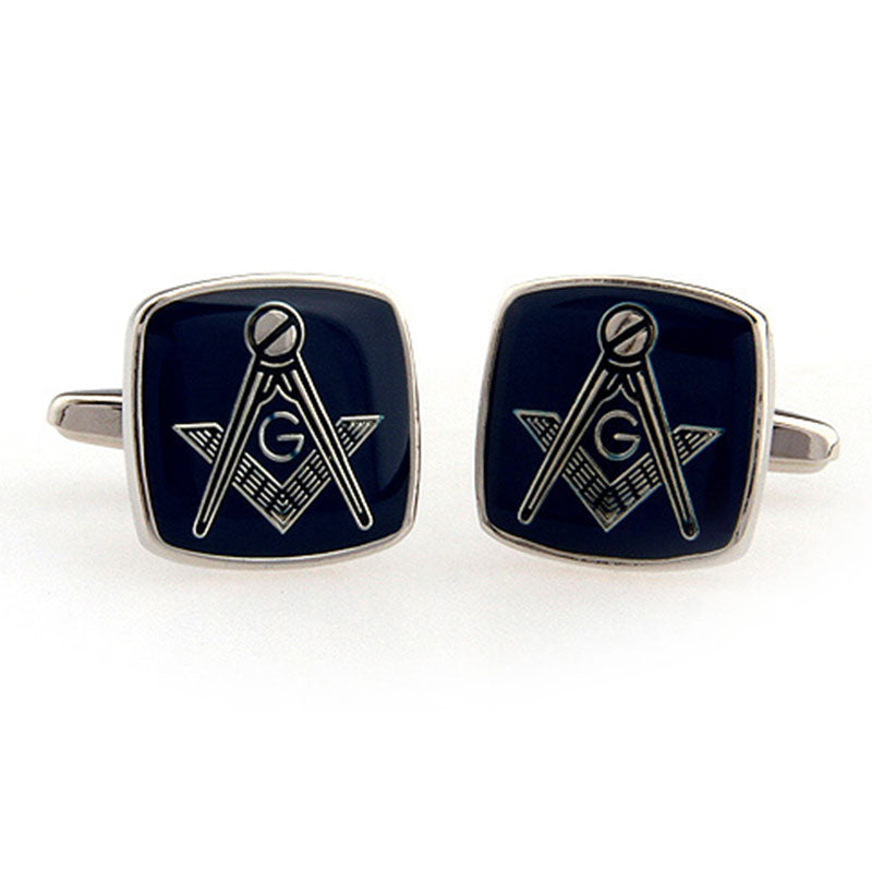 Car Logo Traffic Enamel Dropping Glue Cufflinks