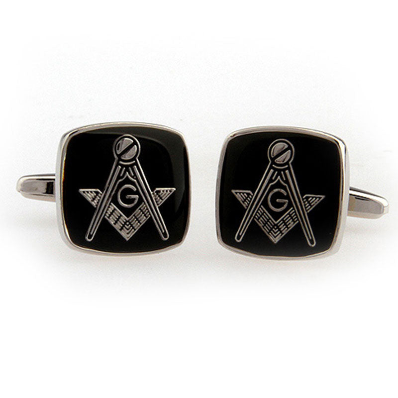 Car Logo Traffic Enamel Dropping Glue Cufflinks