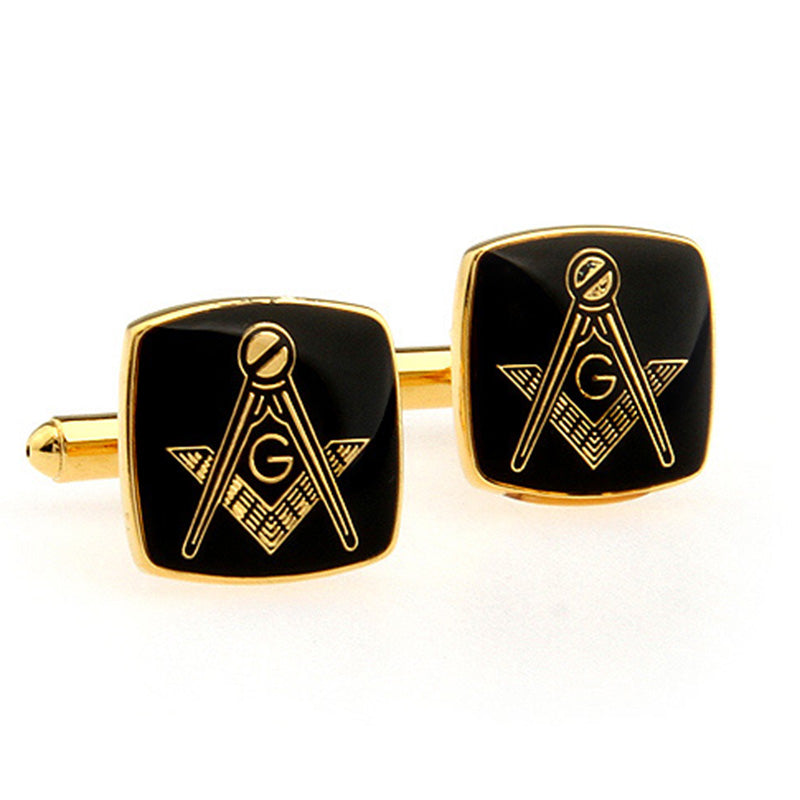 Car Logo Traffic Enamel Dropping Glue Cufflinks