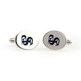 Car Logo Traffic Enamel Dropping Glue Cufflinks