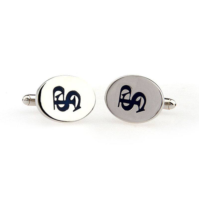 Car Logo Traffic Enamel Dropping Glue Cufflinks