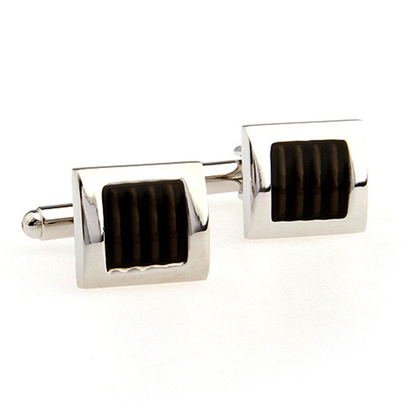 Enamel Dropping Glue Cufflinks