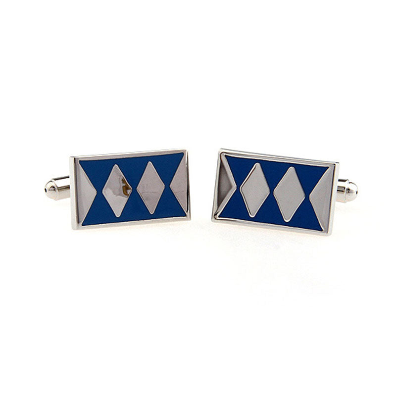 Enamel Dropping Glue Cufflinks