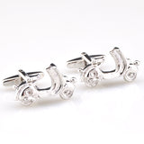 Car Logo Traffic Plain Colour Metal Cufflinks