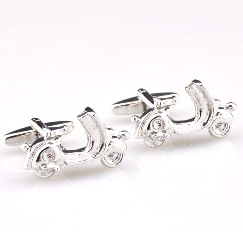 Car Logo Traffic Plain Colour Metal Cufflinks