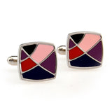 Enamel Dropping Glue Cufflinks