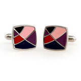 Enamel Dropping Glue Cufflinks