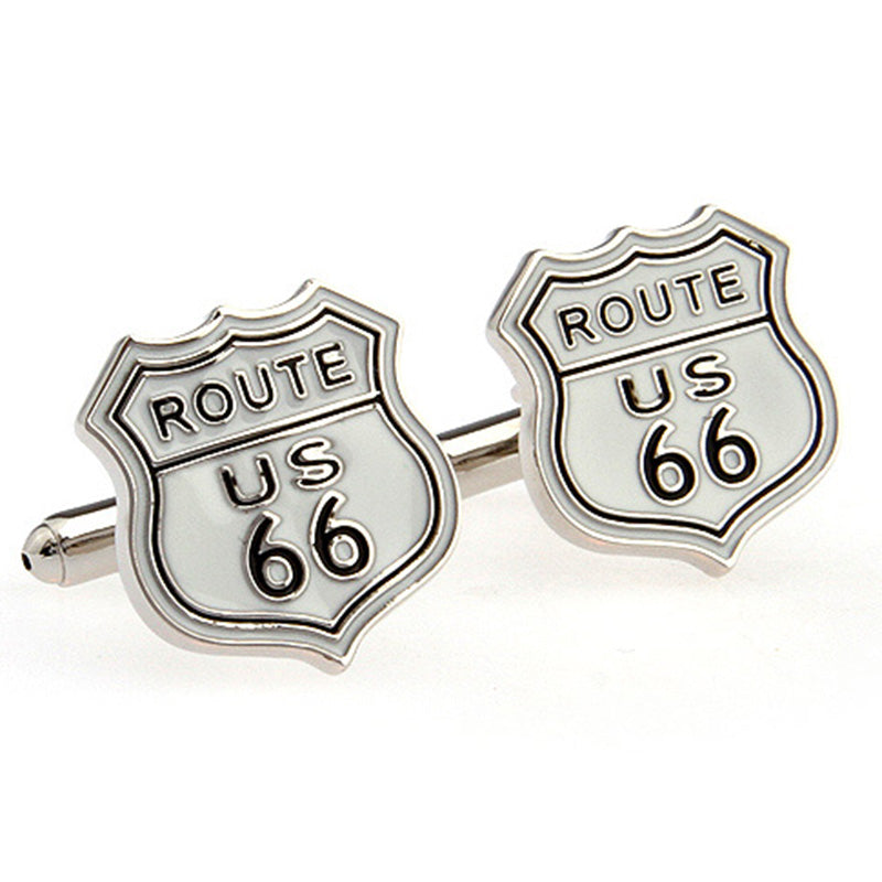 Car Logo Traffic Enamel Dropping Glue Cufflinks