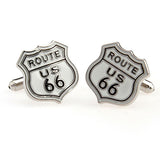 Car Logo Traffic Enamel Dropping Glue Cufflinks