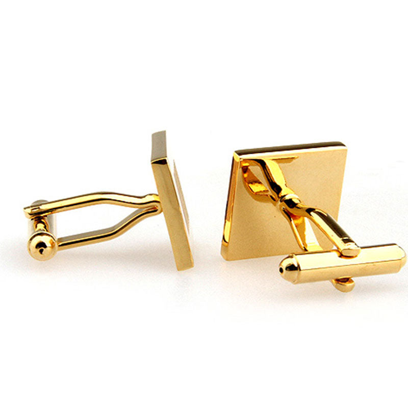 Enamel Dropping Glue Cufflinks