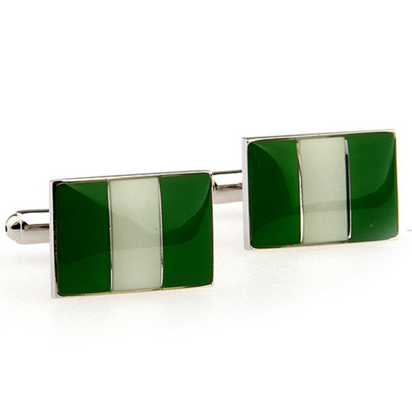 National Flag Music Enamel Dropping Glue Cufflinks